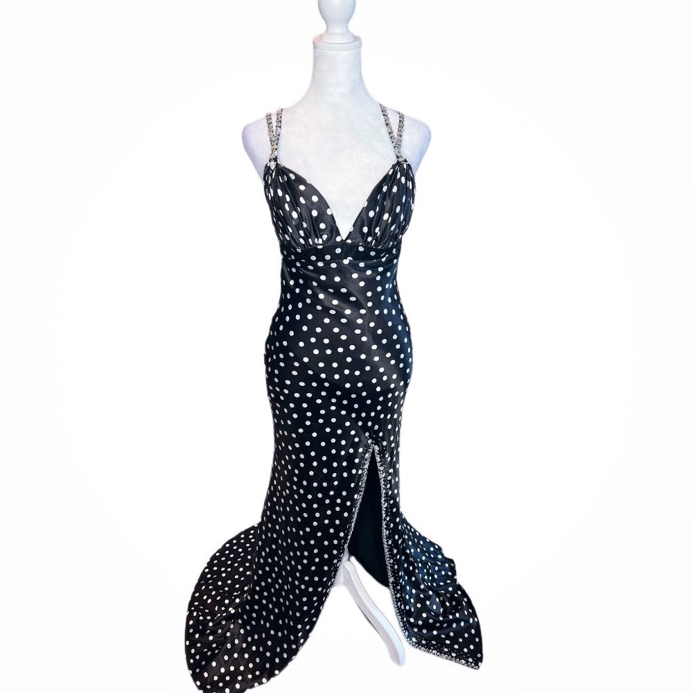 MORILEE PROM DRESS - Polka Dots